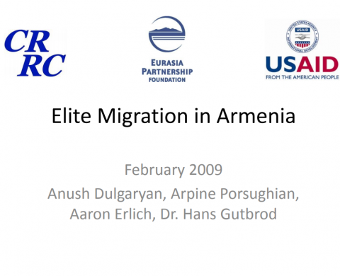 Elite Migration in Armenia. Presentation pic