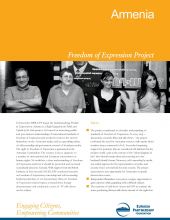 Freedom of Expression Project One pager 2009