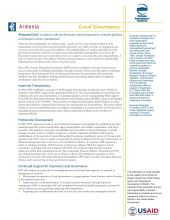Local Governance One pager