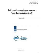 Is it expedient to adopt a separate 'non-discrimination law'?