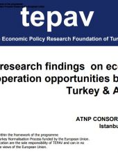 Some research findings on economic cooperation opportunities between Turkey and Armenia