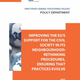 Improving the EU's Support for the Civil Society in its Neighbourhood: Rethinking Procedures, Ensuring that Practices Evolve pic