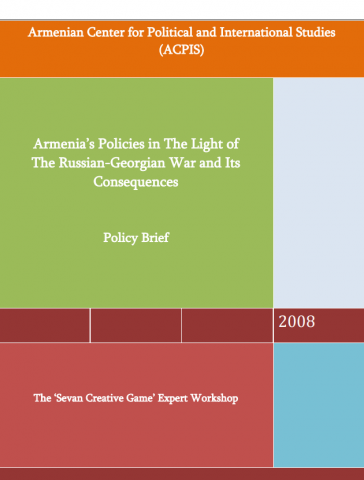 Armenia’s Policies in The Light of The Russian-Georgian War and Its Consequences pic