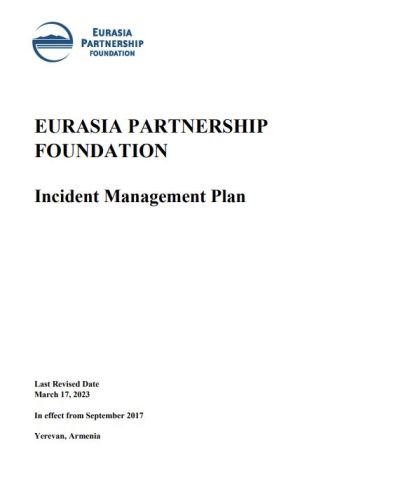 Incident Management Plan